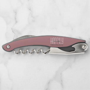 Tire-bouchon Joyeux Mariage Anniversaire Dusty Rose