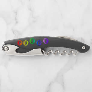 Tire-bouchon L'enseigne de fierté aux couleurs de l'arc-en-ciel