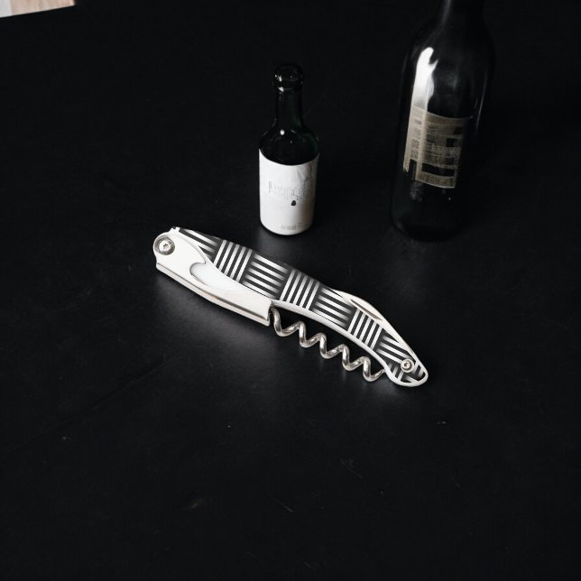 Tire-bouchon Lignes intersectées (Corkscrew Bottle Opener)