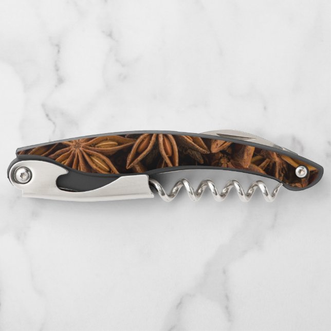 Tire-bouchon Motif Anise Stars (Devant)