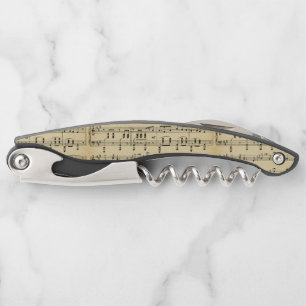 Tire-bouchon Musique Antique Sheet