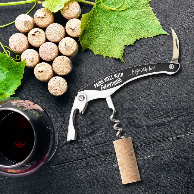 Tire-bouchon Paires bien avec tout Noir (Créateur téléchargé)