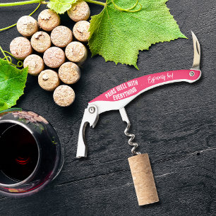 Tire-bouchon Paires bien avec tout rose