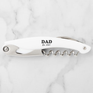 Tire-bouchon Papa personnalisé Date établie personnalisée moder
