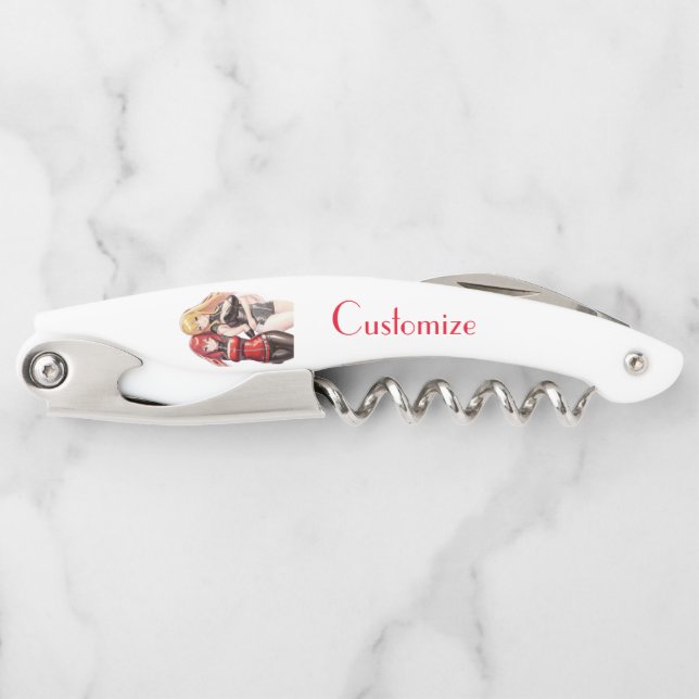 Tire-bouchon Petites filles Anime Thunder_Cove (Devant)