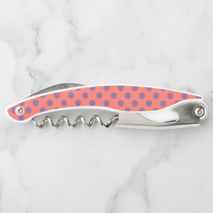 Tire-bouchon Pois de coraux violets et vivants