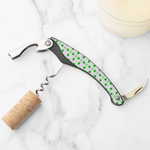 Tire-bouchon Pois verts, Motif à points Polka, points, pointill