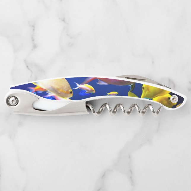 Tire-bouchon Poisson d'ouverture de la bouteille de bouchon (Devant)