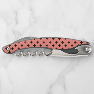 Tire-bouchon Polka noire croise sur pêche
