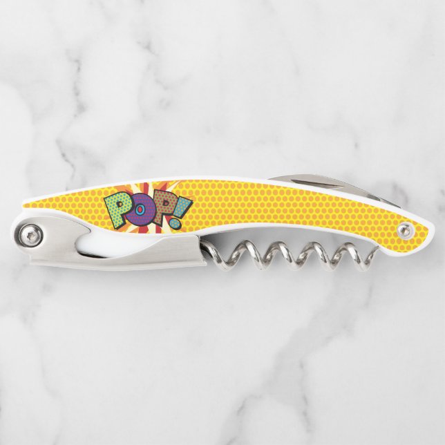 Tire-bouchon POP Fun BD Pop Art Rétro (Devant)