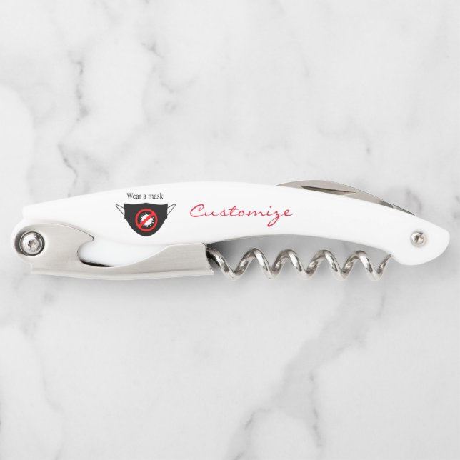 Tire-bouchon Porter un masque Thunder_Cove (Devant)