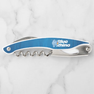 Tire-bouchon Rhino bleu
