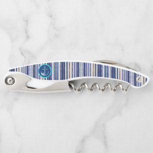 Tire-bouchon Summer Navy Blue Trendy Boat Stripes Collection