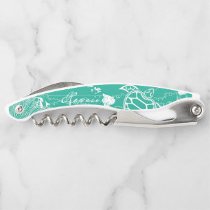 Tire-bouchon Tortue verte d'Hawaii