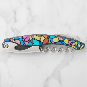 Tire-bouchon Verre multicolore