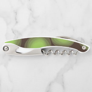 Tire-bouchon Vert, cool, unique, tendance, fleur urbaine abstra