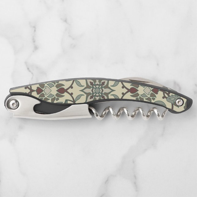 Tire-bouchon Vintage Floral Oriental (Devant)