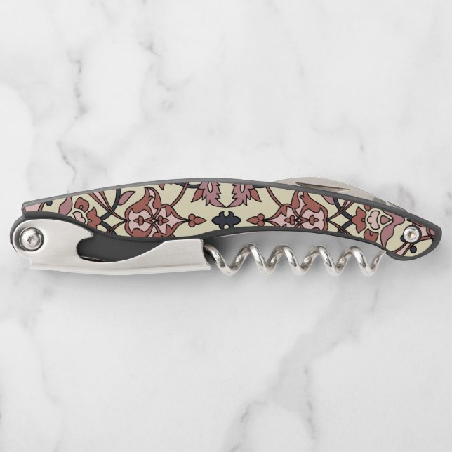 Tire-bouchon Vintage Floral Oriental (Devant)