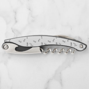 Tire-bouchon Vis-à-vis décoratif à poches souples