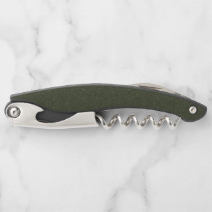 Tire-bouchon Vis-bouchon Moss Green Waiter - personnalisable