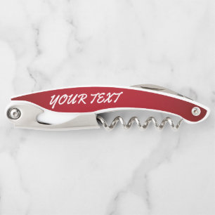 Tire-bouchon Waiter Corkvis Ouverture de vin - Nom gravé Cadeau