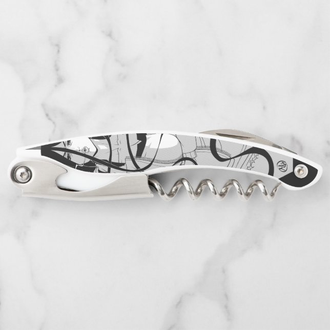 Tire-bouchon Yoko - Katana & Fumer (Devant)