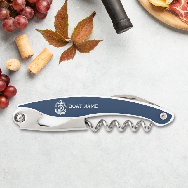 Tire-bouchon Your Name of Boat Ancient Anchor (Créateur téléchargé)