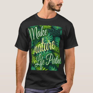 Tirer un T-shirt partenaire pour la vie nature