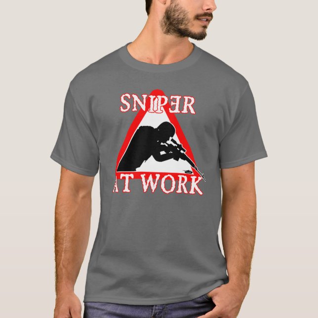 TIREUR ISOLÉ au T-shirt de TRAVAIL (Devant)