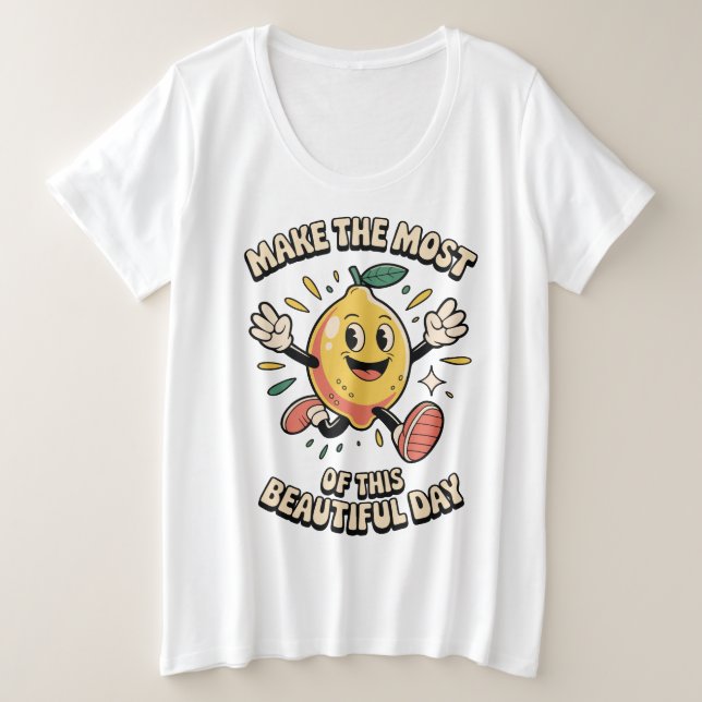 Tirez le Meilleur Parti – Happy Lemon Femmes (Design devant)