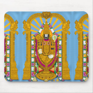 Tirupati Balaji Tapis de Souris pour Ordinateur Po