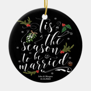 Tis le premier ornement d'arbre de Noël de saison