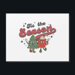 Tis The Season To Be Jolly Christmas Santa Retro G<br><div class="desc">C'Est La Saison D'Être Jolly Noël Père Noël Retro Super</div>