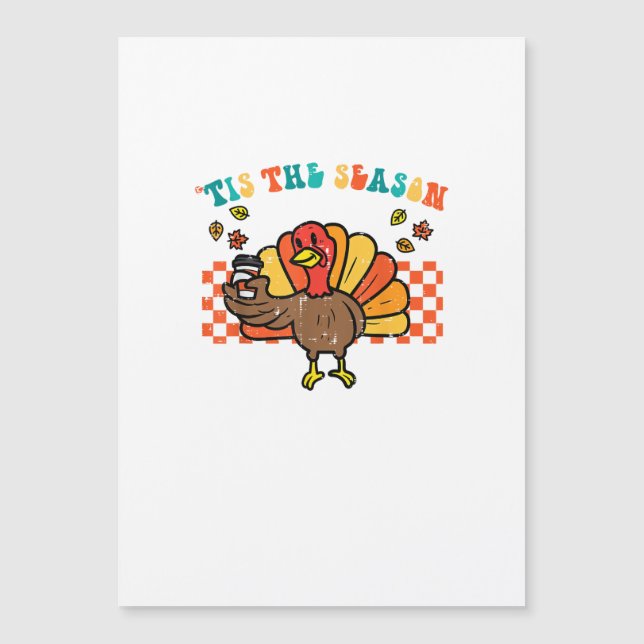 Tis The Season Turkey Coffee Thanksgiving Fall Men (Devant)