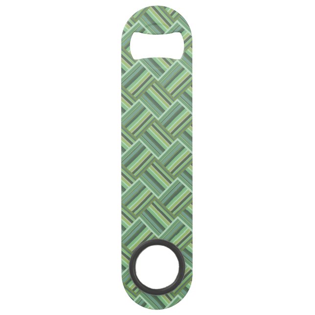 Tissage de bandes vert olive (Devant)