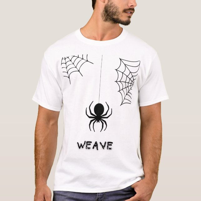 Tissage du T-shirt Spider Design (Devant)