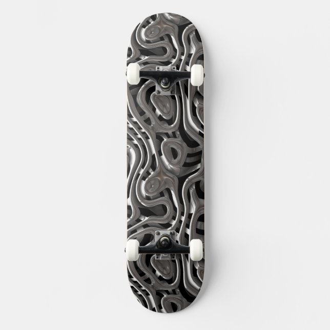 Tissage Métal 4 Options de Skateboard (Recto)
