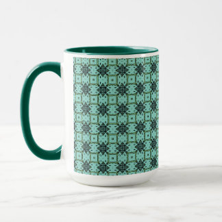 Tisser noir sur bleu clair Big Mug