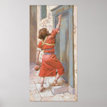 Tissot - Les Signes Sur La Porte Affiche