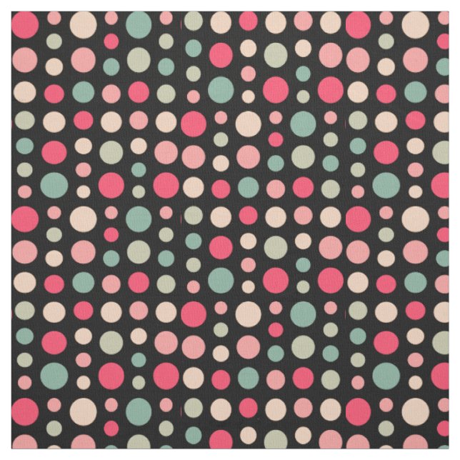 Tissu 180115 v2 - Couleurs 01 - sur Noir (Échantillon)