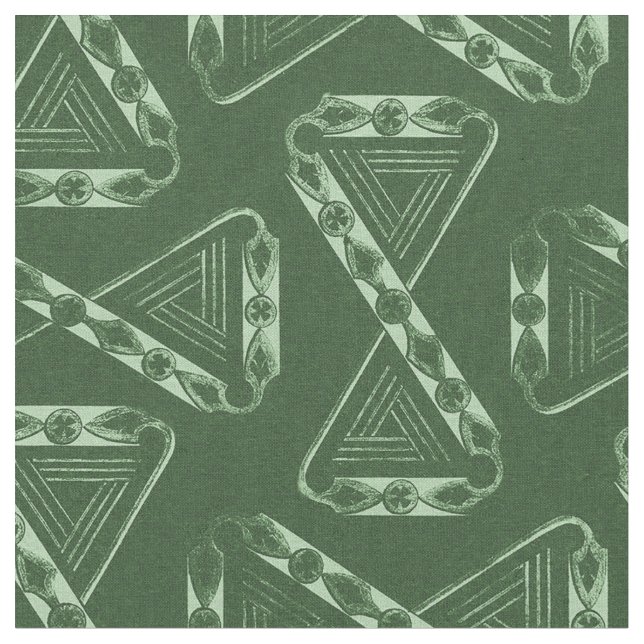 Tissu 1880 Était il y a longtemps, Emerald Green (Fermer)