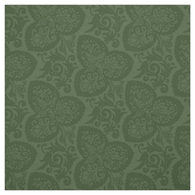 Tissu 1885 Cloverleaf, Émeraude (Échantillon)