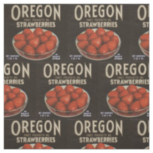 Tissu 1930 Oregon Fraises fruits peuvent imprimer nouvea