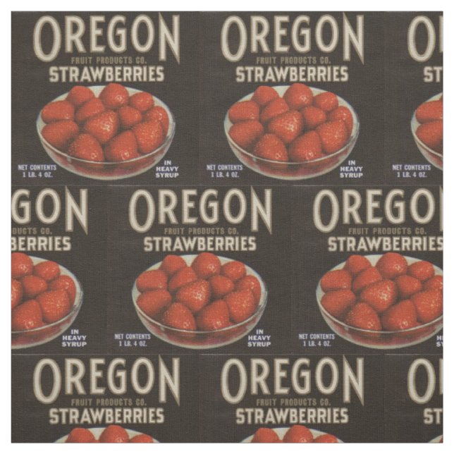 Tissu 1930 Oregon Fraises fruits peuvent imprimer nouvea (Échantillon)