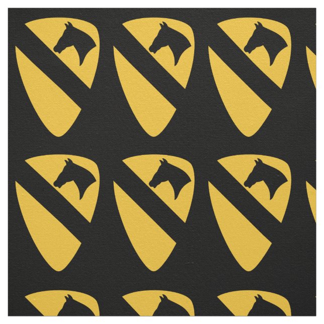 Tissu 1ère division de cavalerie Patch Patriotic (Échantillon)
