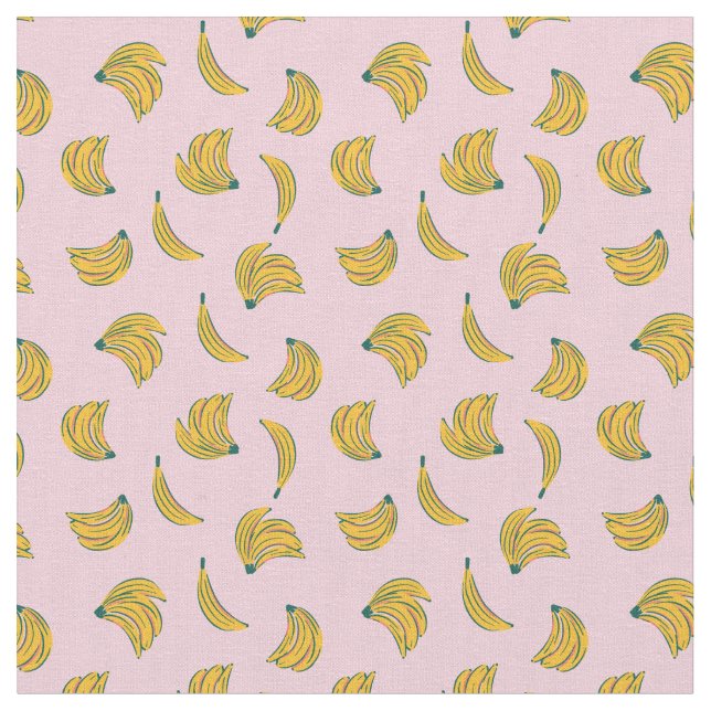 Tissu (2 pouces) Cool banane illustrations arrière - pla (Fermer)