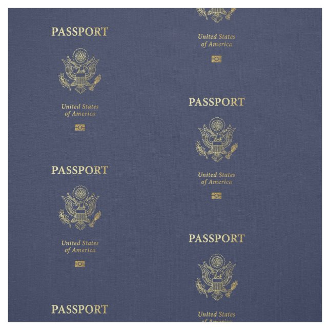 Tissu [300] Couverture de passeport américaine (Échantillon)