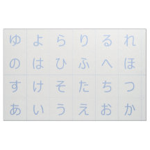 3,75" Hiragana Baby Blocks Face Blue Segaiha