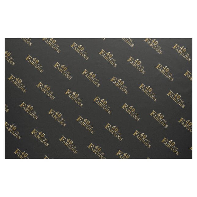 Tissu 40 ans et Fabuleux  (Fat Quarter)