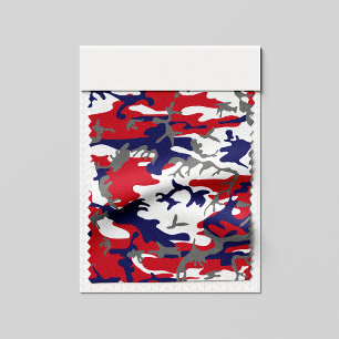 Tissu 4 juillet, Jour de l'Indépendance, Gris Camouflage